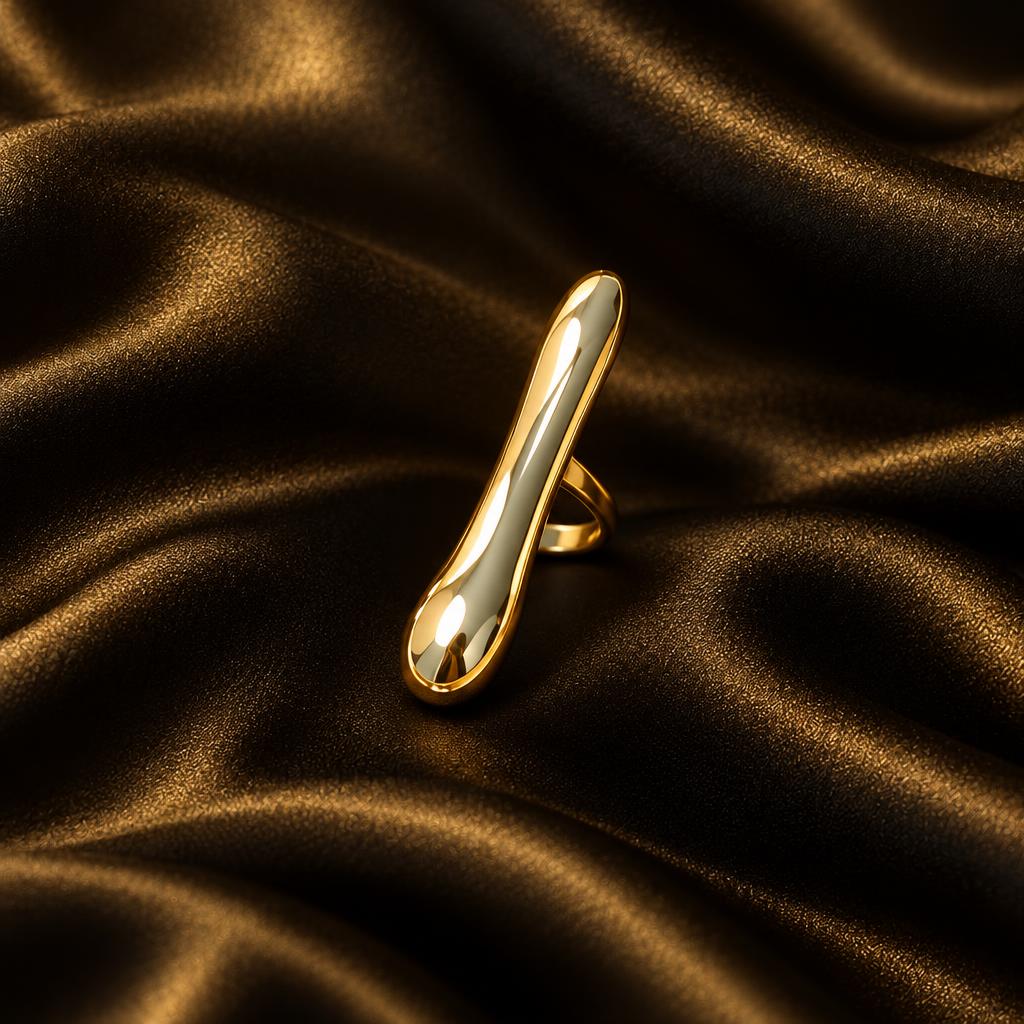 Bague Goutte Or – boucles d'oreilles Dakar