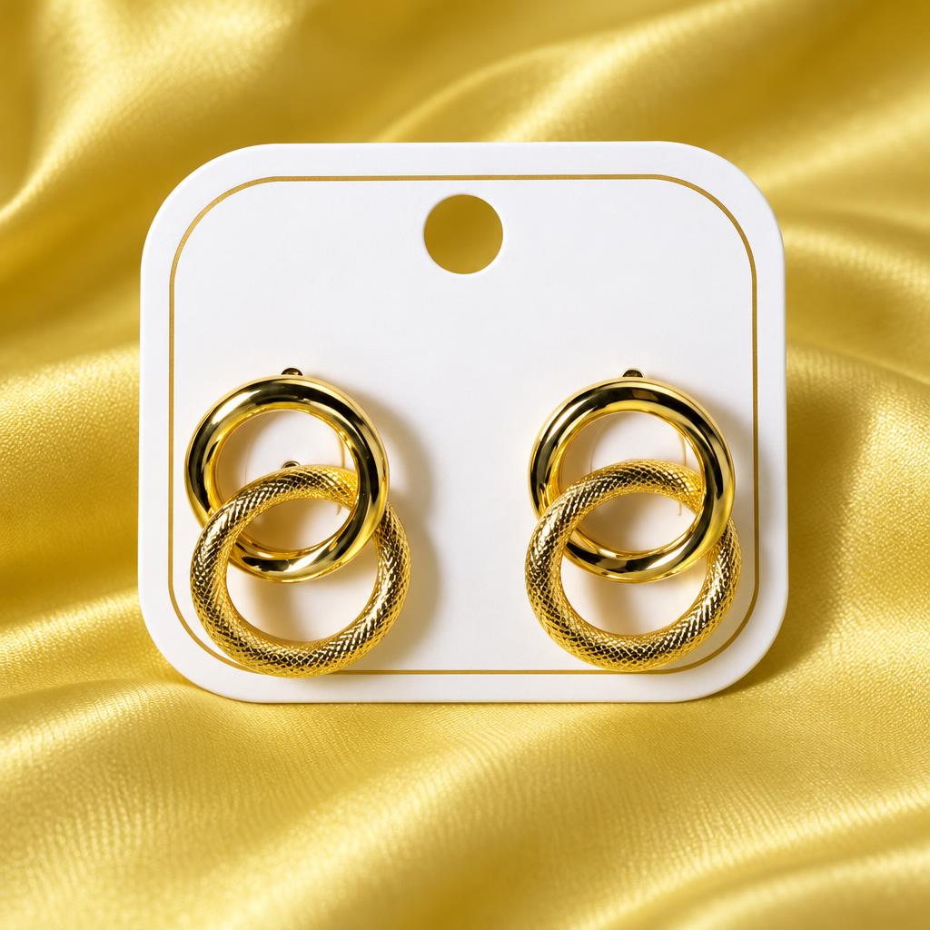 Mini Or Duo – boucles d'oreilles Dakar