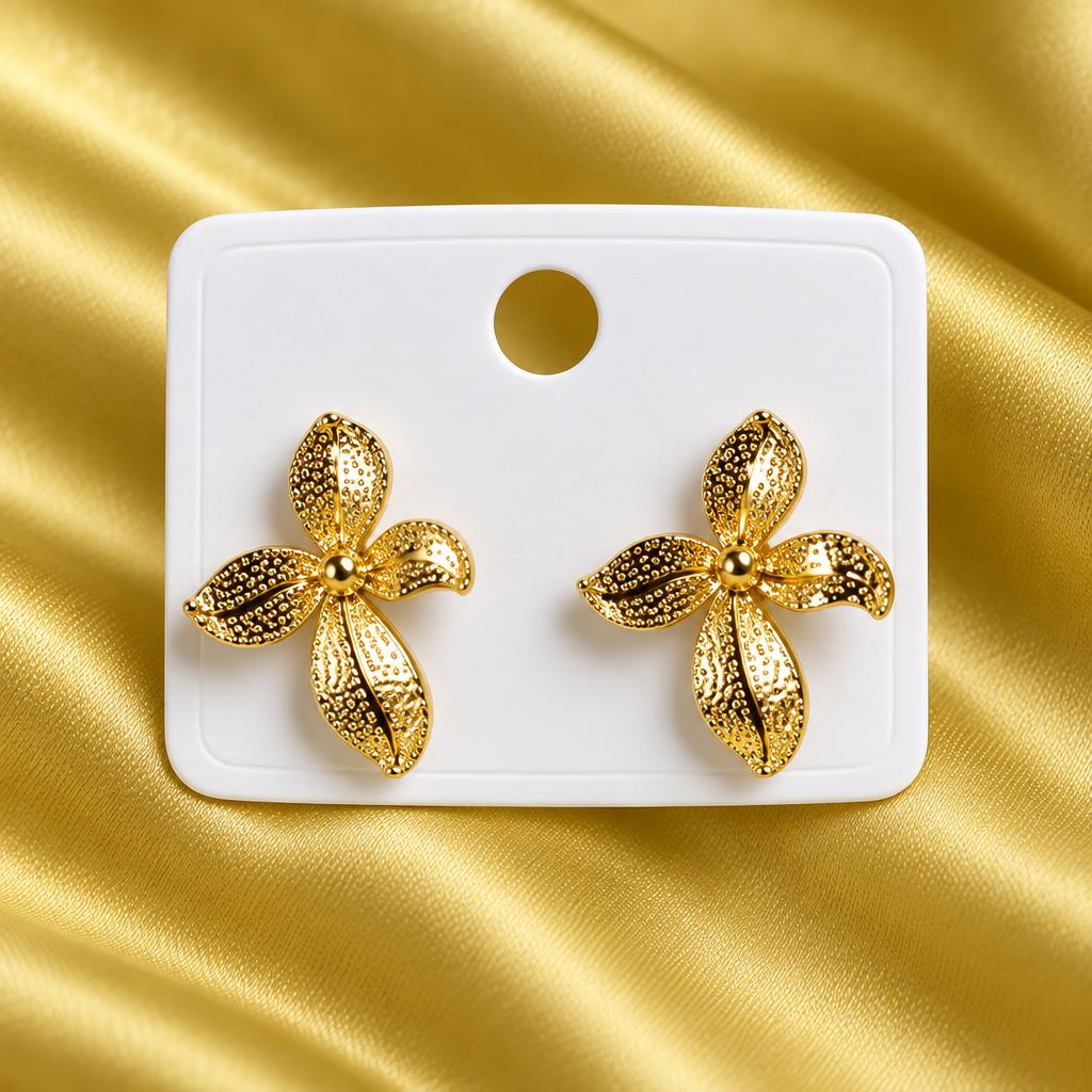 Puces Strass Brillance – boucles d'oreilles Dakar
